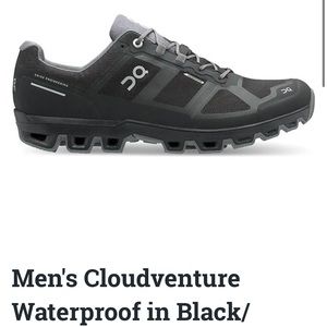 On running men’s cloudventure waterproof shoes